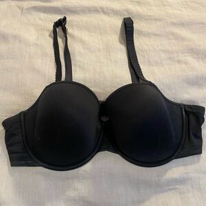 ThirdLove black 24/7 Classic T-Shirt underwire bra, 38C.